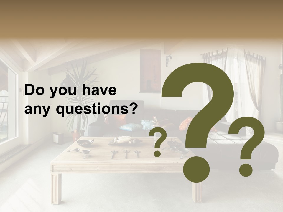 Interior View Design PowerPoint Template