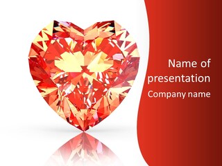 Jewellery Render Brilliant PowerPoint Template