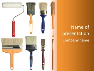 Handle Manual Roller PowerPoint Template