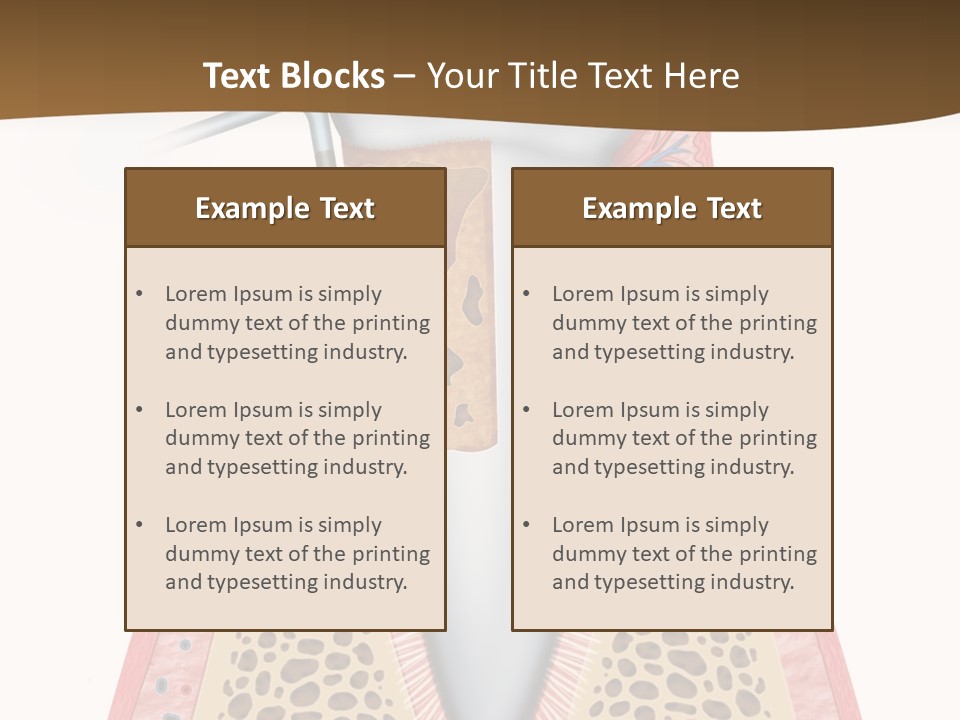 Tartar Porcelain Health PowerPoint Template