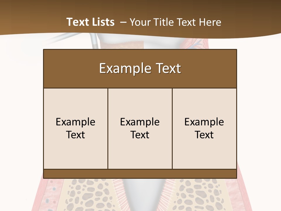 Tartar Porcelain Health PowerPoint Template