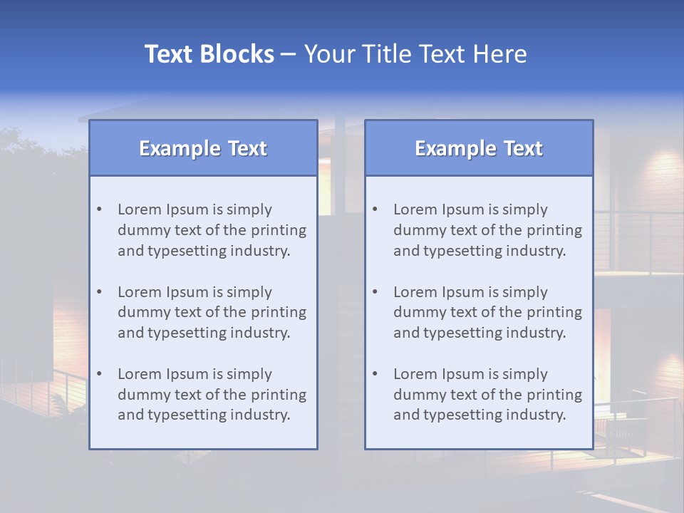 Urban Design Living PowerPoint Template