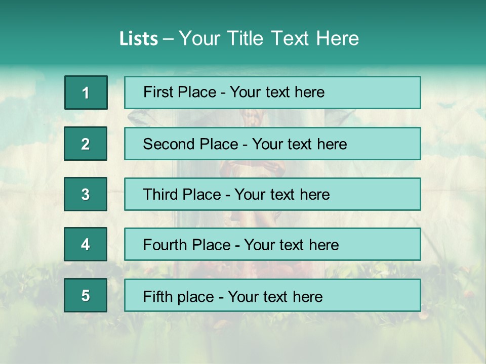 Day Colour Read PowerPoint Template