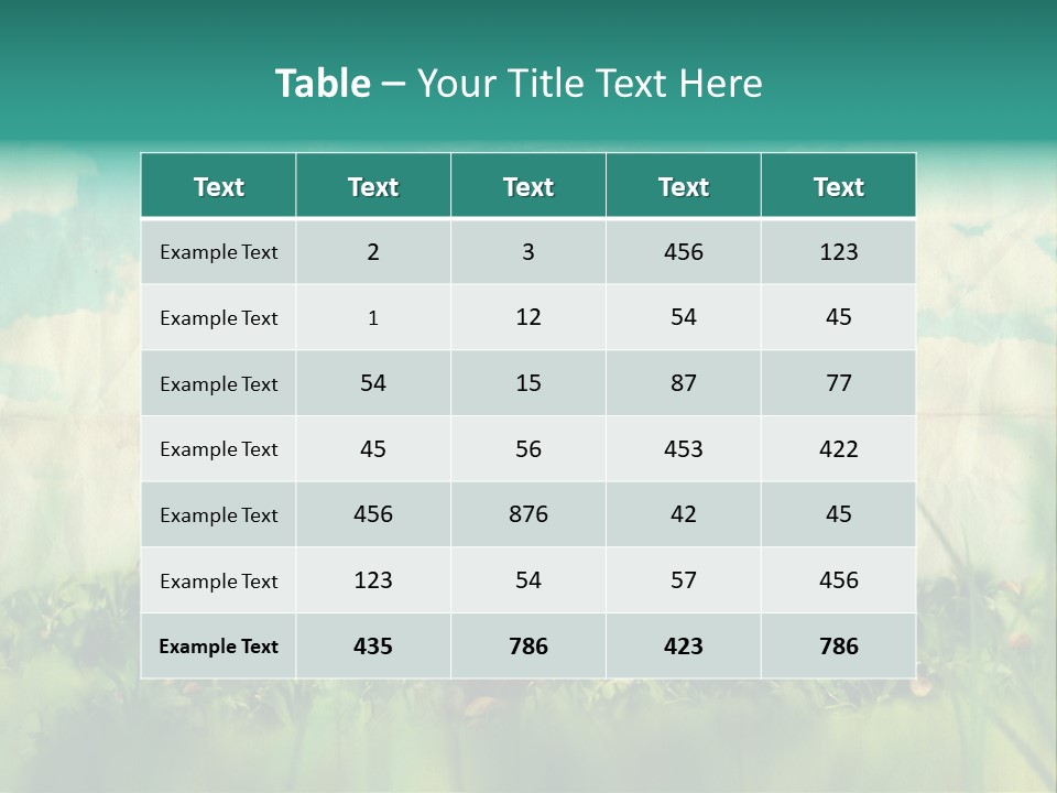 Day Colour Read PowerPoint Template