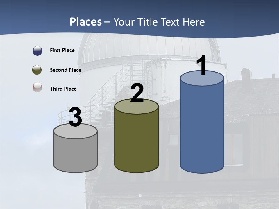 Mountain Astronomy Cloud PowerPoint Template
