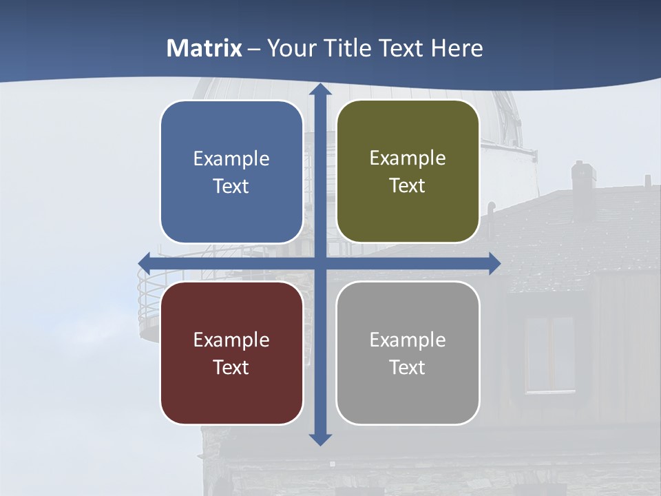 Mountain Astronomy Cloud PowerPoint Template