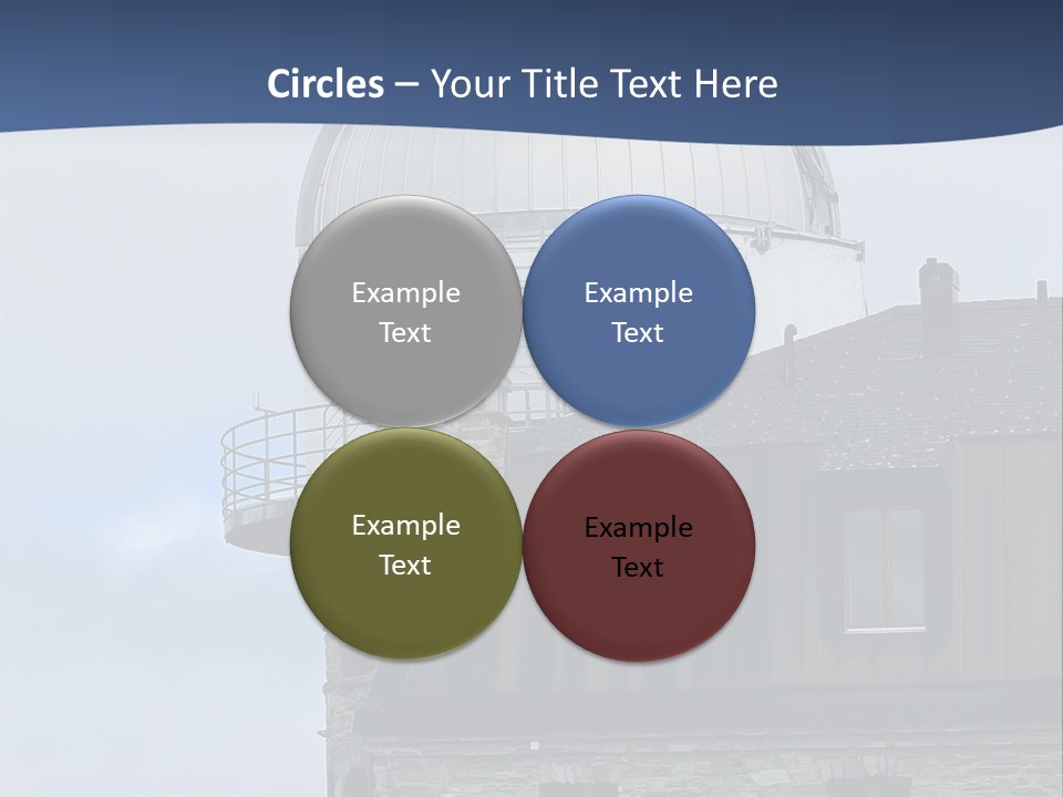 Mountain Astronomy Cloud PowerPoint Template