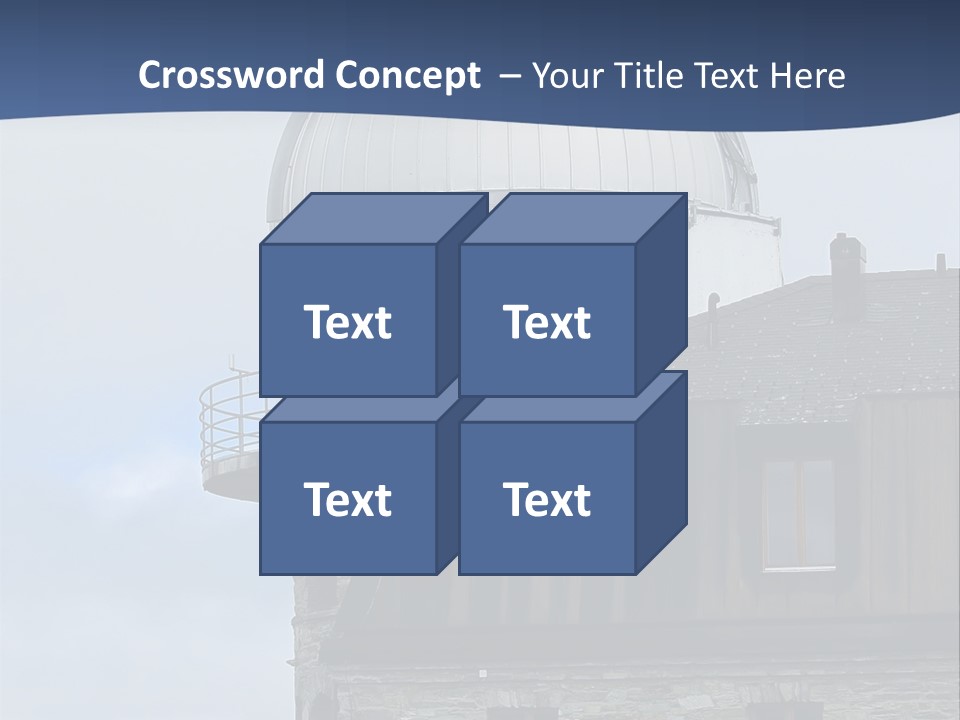 Mountain Astronomy Cloud PowerPoint Template