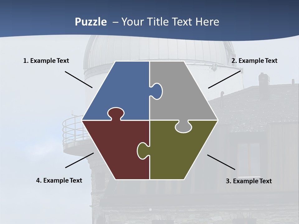 Mountain Astronomy Cloud PowerPoint Template