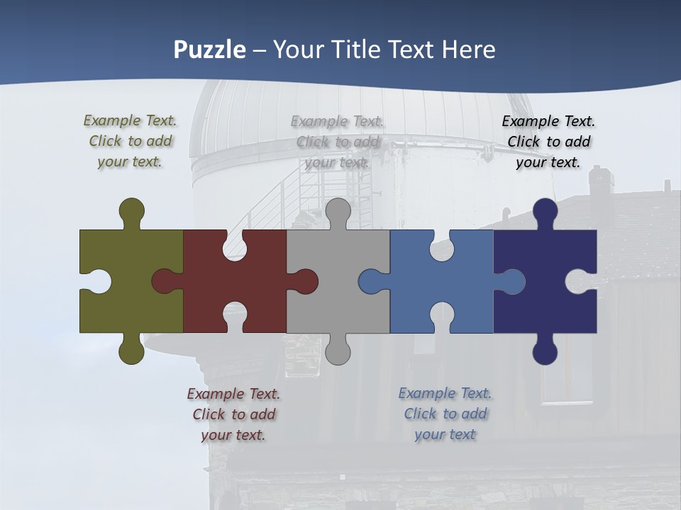 Mountain Astronomy Cloud PowerPoint Template