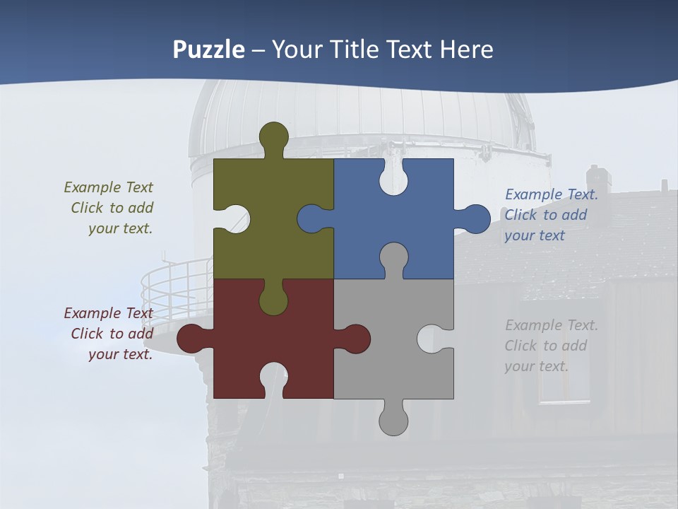 Mountain Astronomy Cloud PowerPoint Template