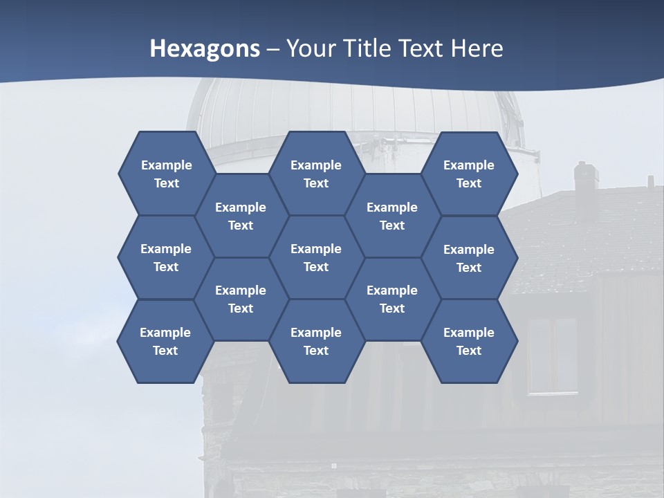 Mountain Astronomy Cloud PowerPoint Template