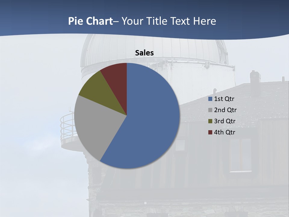 Mountain Astronomy Cloud PowerPoint Template