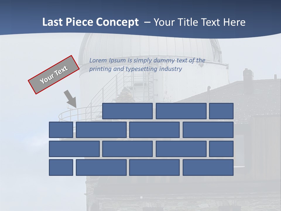 Mountain Astronomy Cloud PowerPoint Template