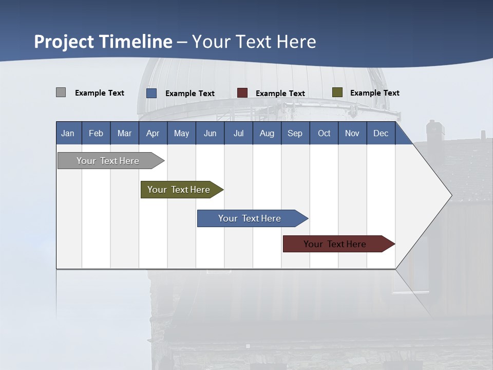 Mountain Astronomy Cloud PowerPoint Template