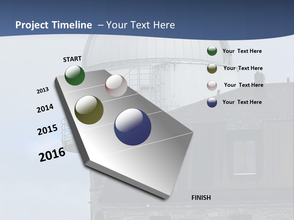 Mountain Astronomy Cloud PowerPoint Template