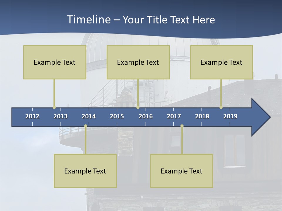 Mountain Astronomy Cloud PowerPoint Template