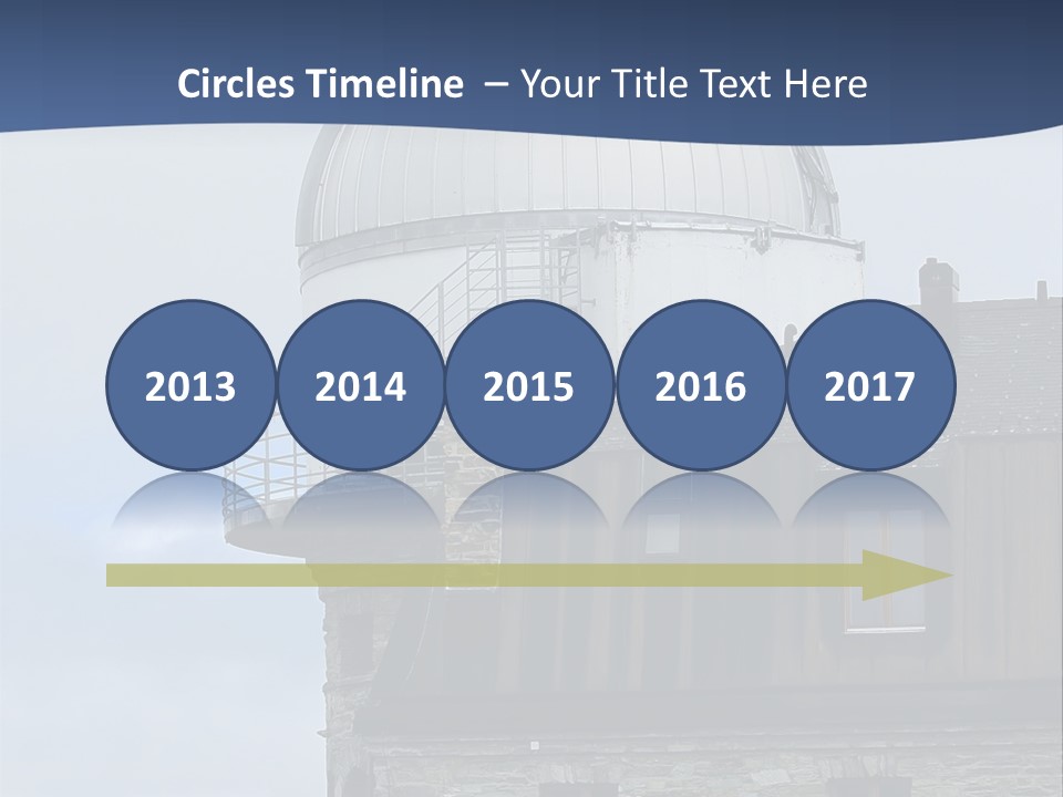 Mountain Astronomy Cloud PowerPoint Template