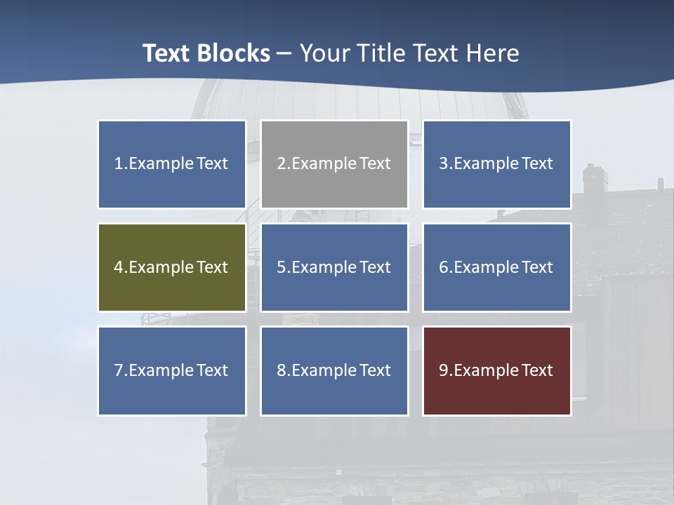 Mountain Astronomy Cloud PowerPoint Template
