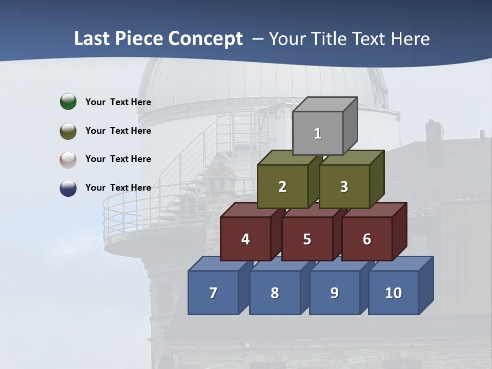 Mountain Astronomy Cloud PowerPoint Template