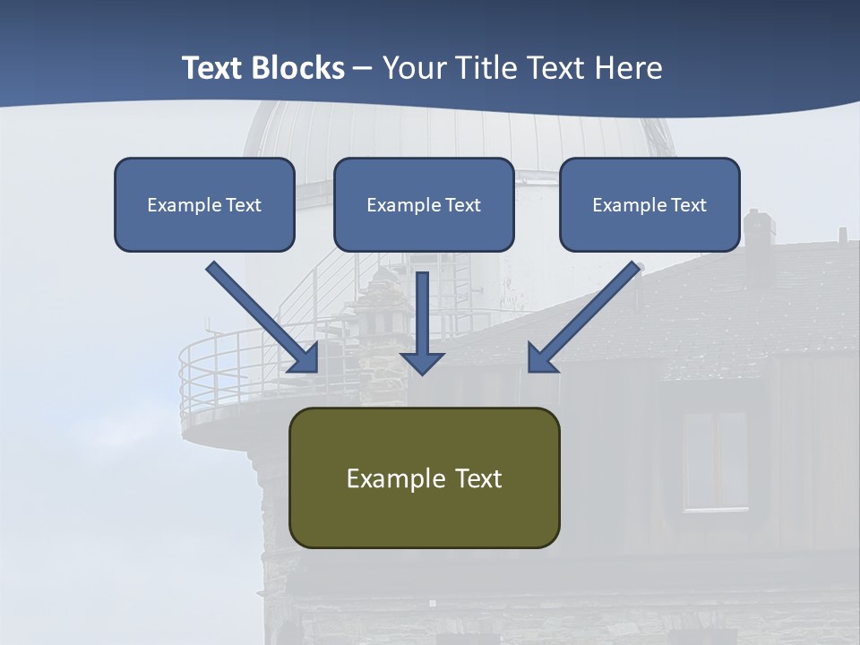 Mountain Astronomy Cloud PowerPoint Template