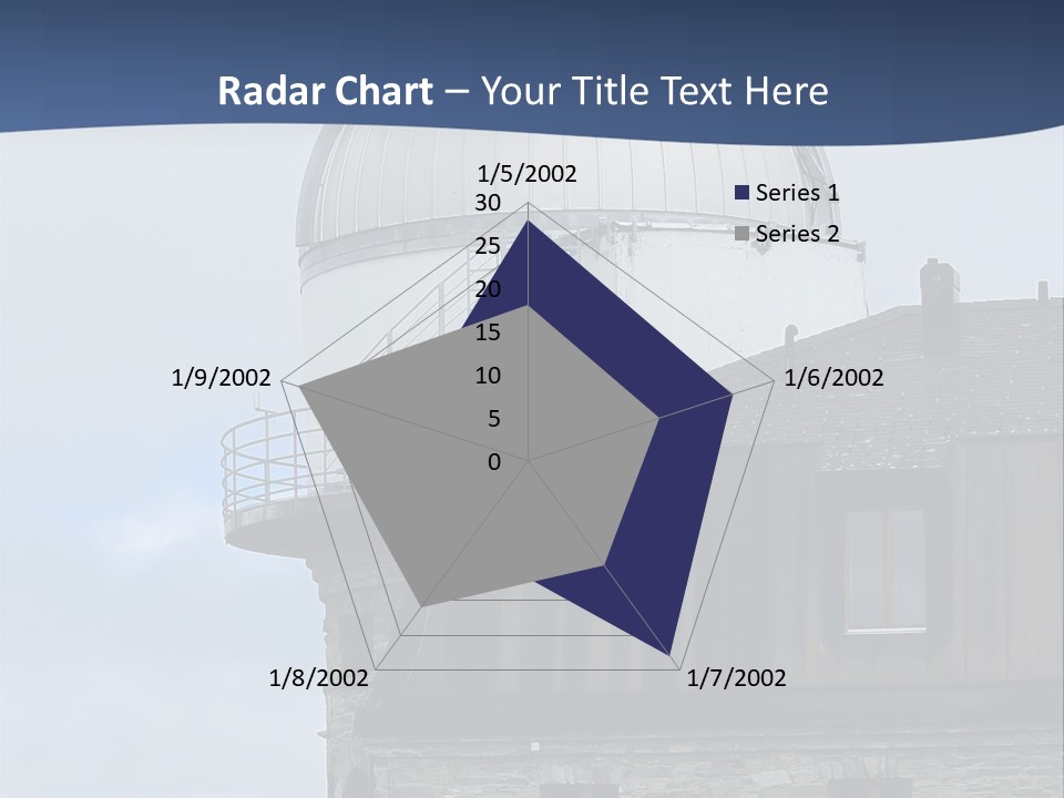 Mountain Astronomy Cloud PowerPoint Template