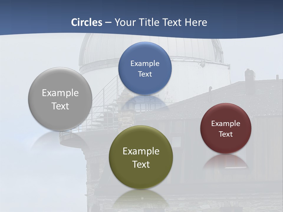 Mountain Astronomy Cloud PowerPoint Template
