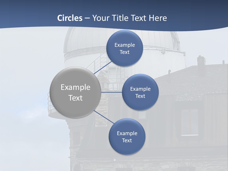 Mountain Astronomy Cloud PowerPoint Template