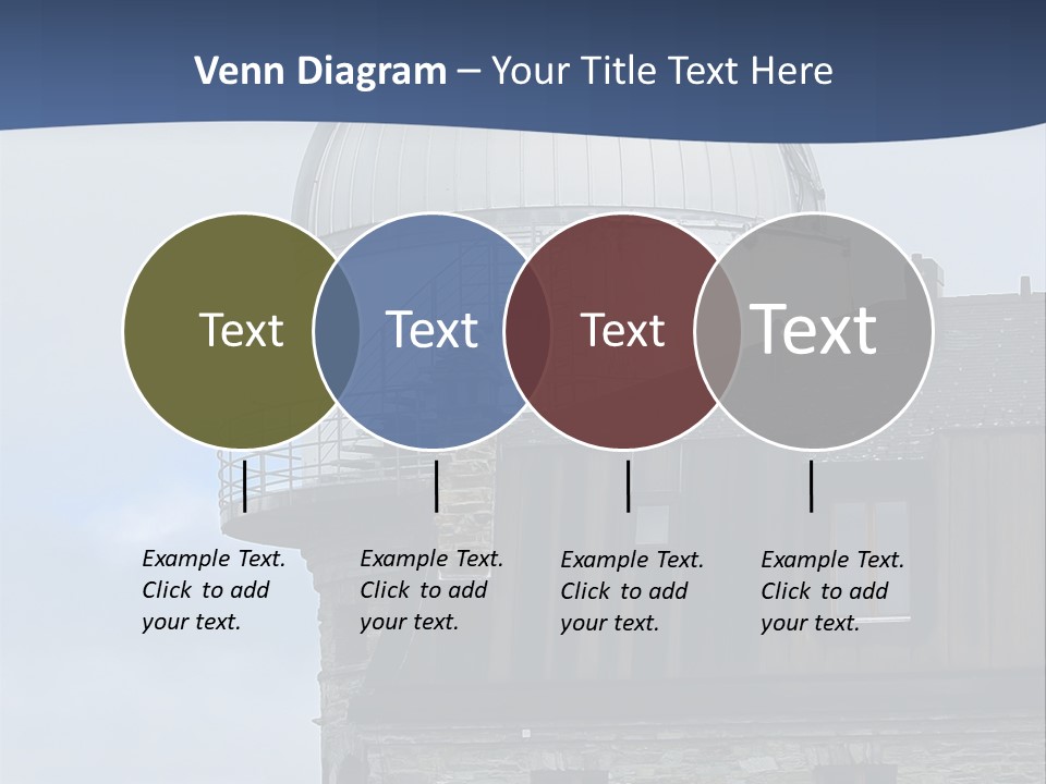 Mountain Astronomy Cloud PowerPoint Template