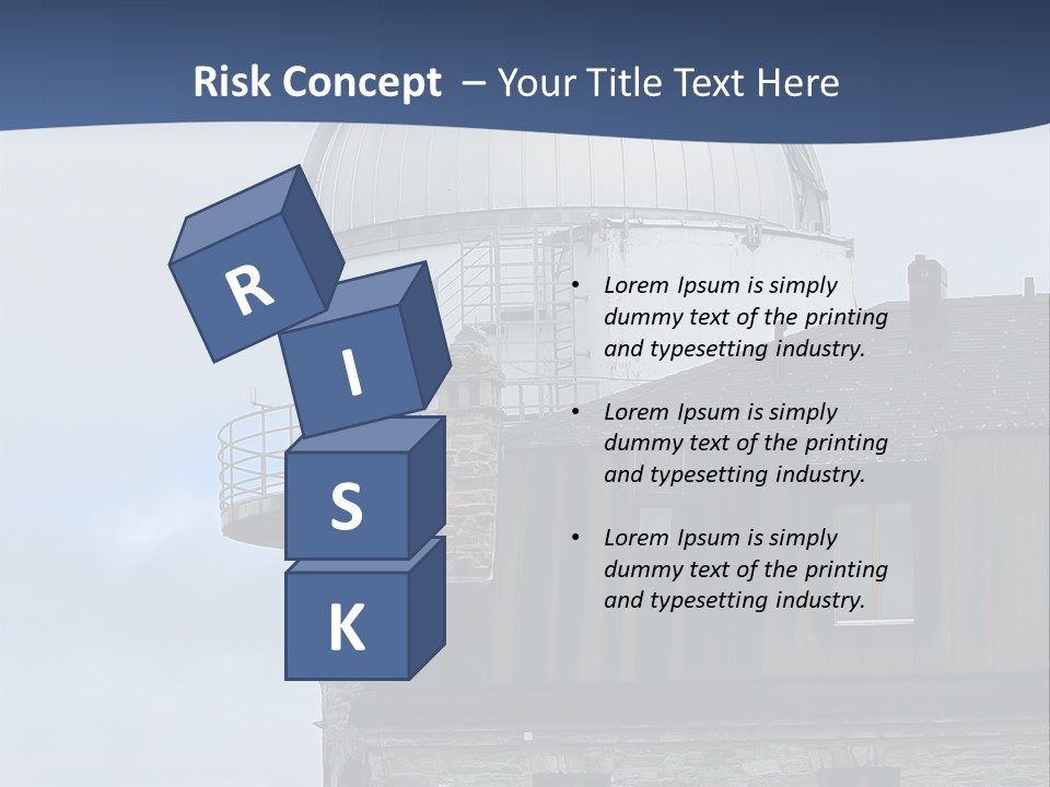 Mountain Astronomy Cloud PowerPoint Template