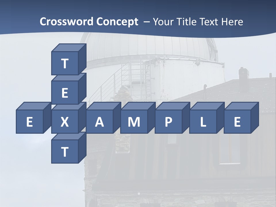 Mountain Astronomy Cloud PowerPoint Template