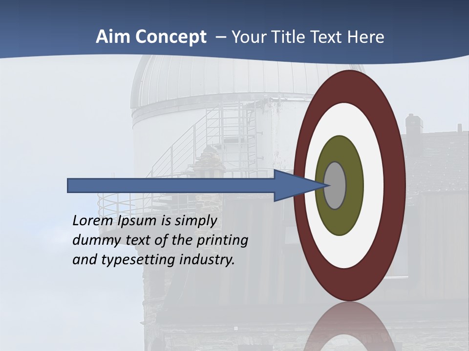 Mountain Astronomy Cloud PowerPoint Template