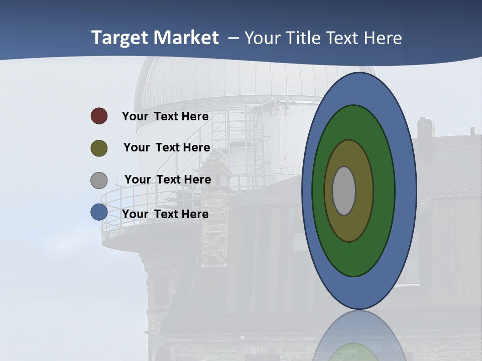 Mountain Astronomy Cloud PowerPoint Template