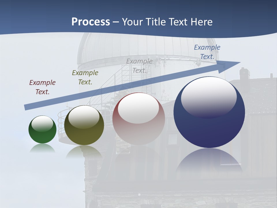 Mountain Astronomy Cloud PowerPoint Template