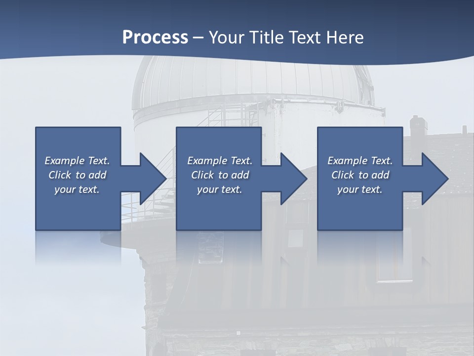Mountain Astronomy Cloud PowerPoint Template