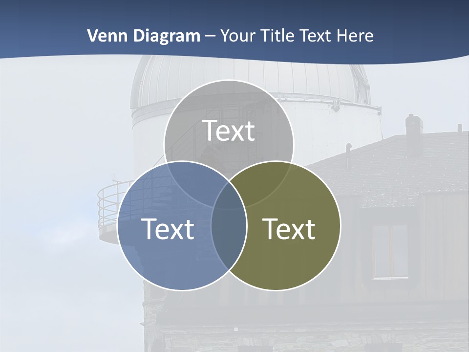 Mountain Astronomy Cloud PowerPoint Template