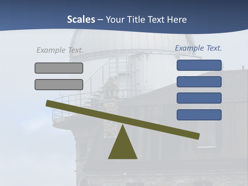 Mountain Astronomy Cloud PowerPoint Template