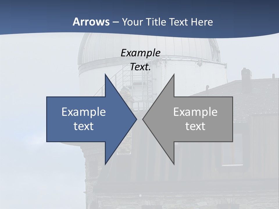 Mountain Astronomy Cloud PowerPoint Template