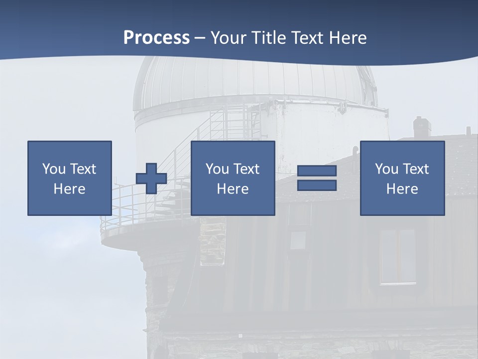 Mountain Astronomy Cloud PowerPoint Template