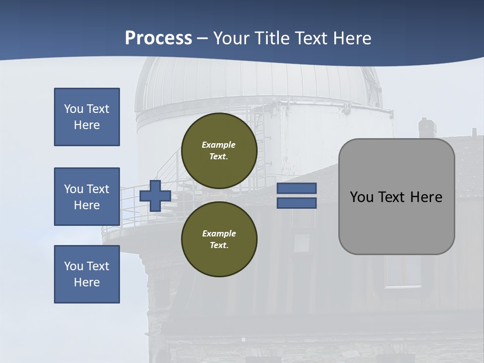 Mountain Astronomy Cloud PowerPoint Template