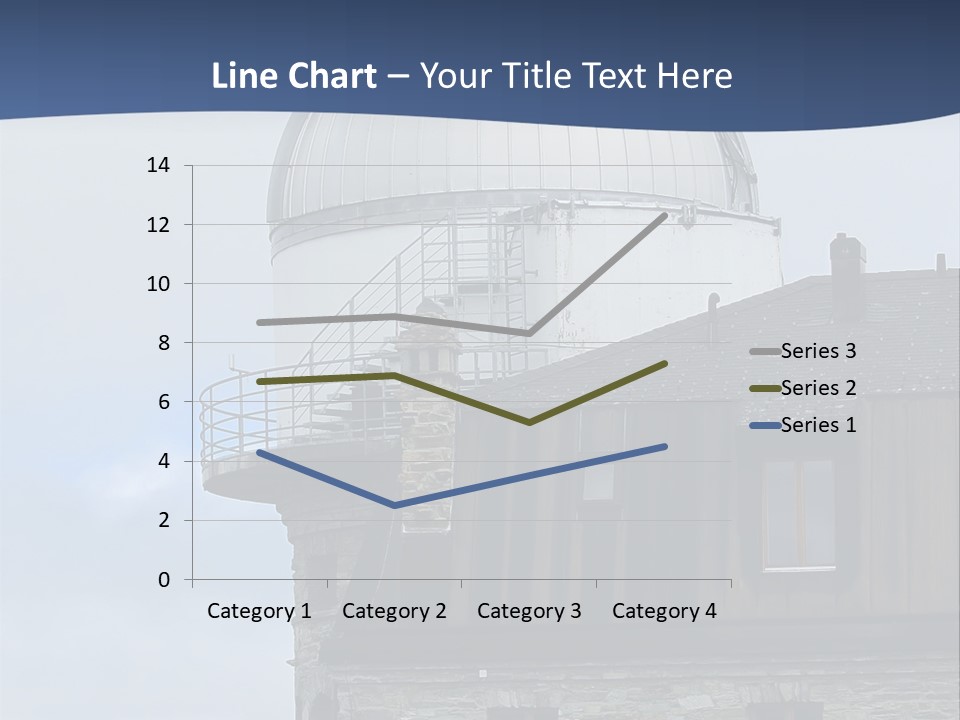 Mountain Astronomy Cloud PowerPoint Template