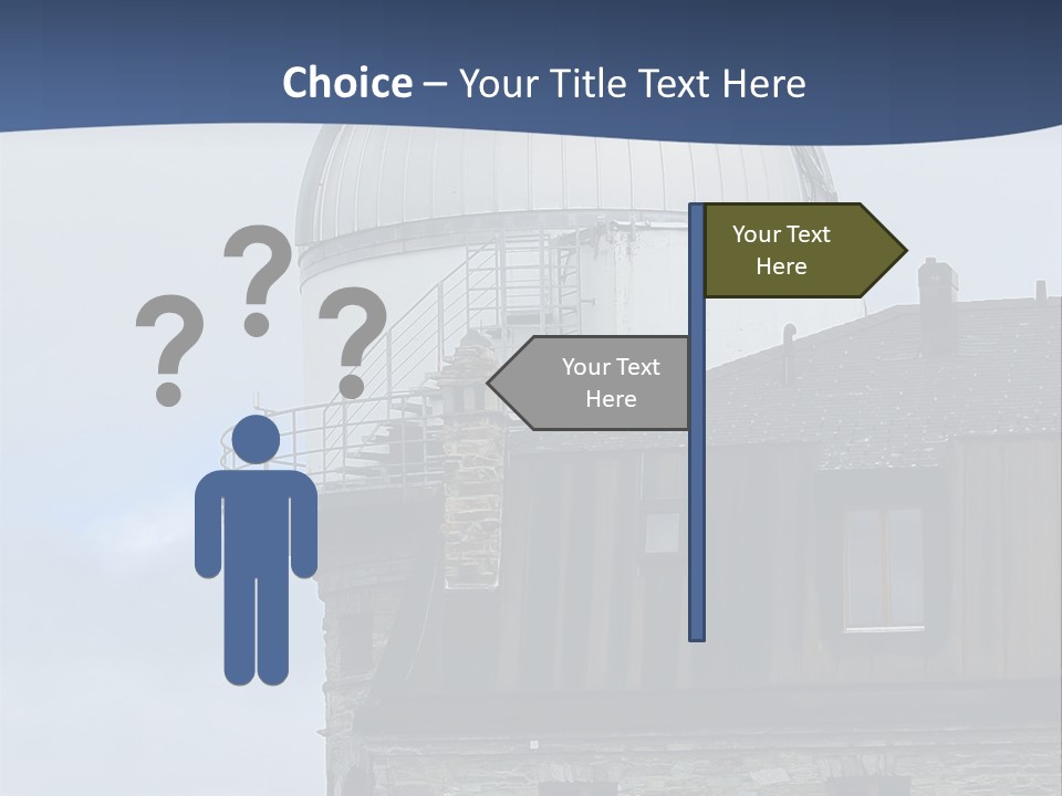 Mountain Astronomy Cloud PowerPoint Template