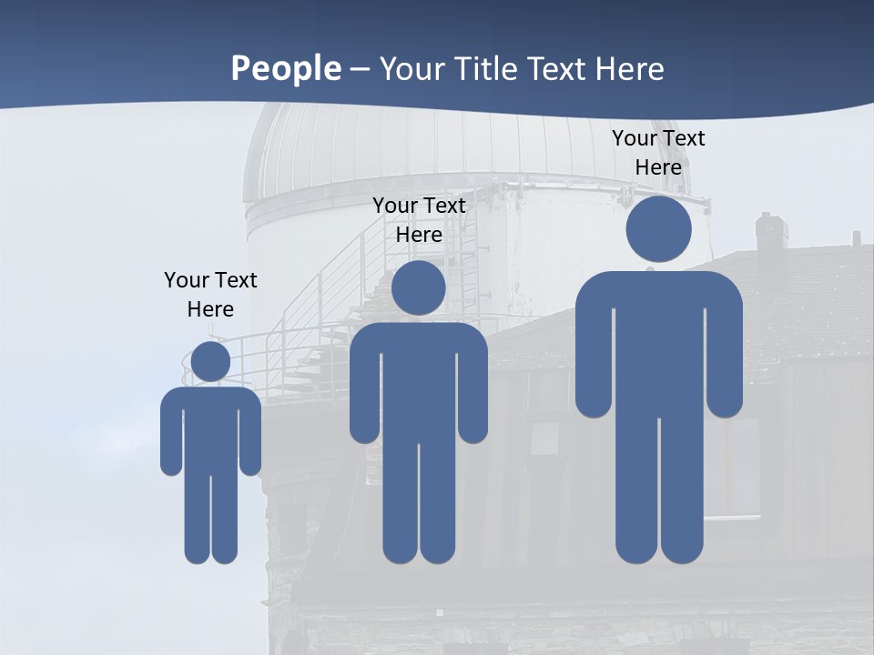 Mountain Astronomy Cloud PowerPoint Template