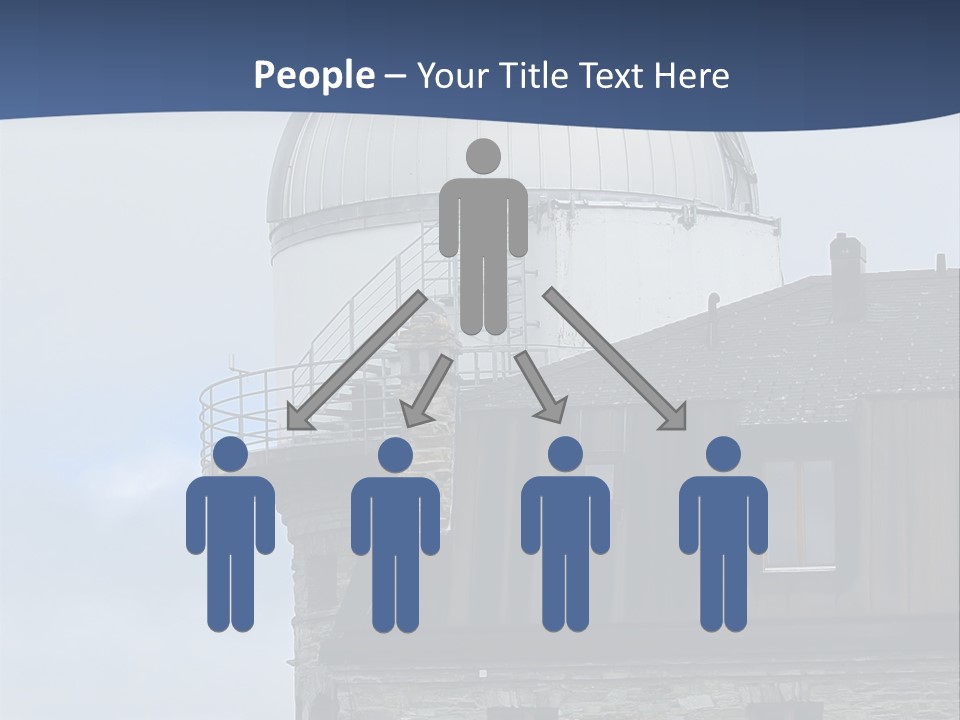 Mountain Astronomy Cloud PowerPoint Template