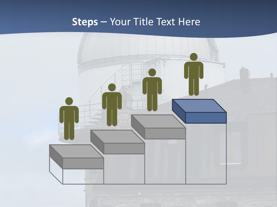 Mountain Astronomy Cloud PowerPoint Template