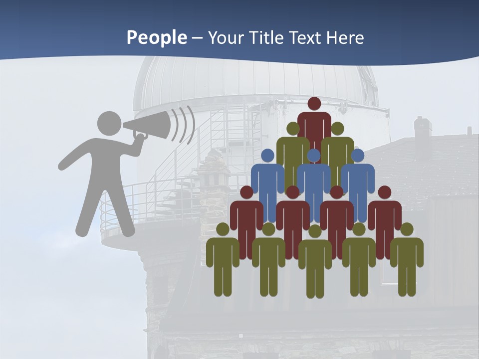 Mountain Astronomy Cloud PowerPoint Template