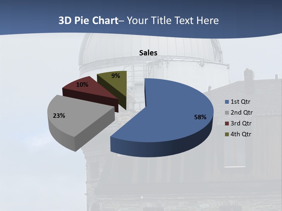 Mountain Astronomy Cloud PowerPoint Template