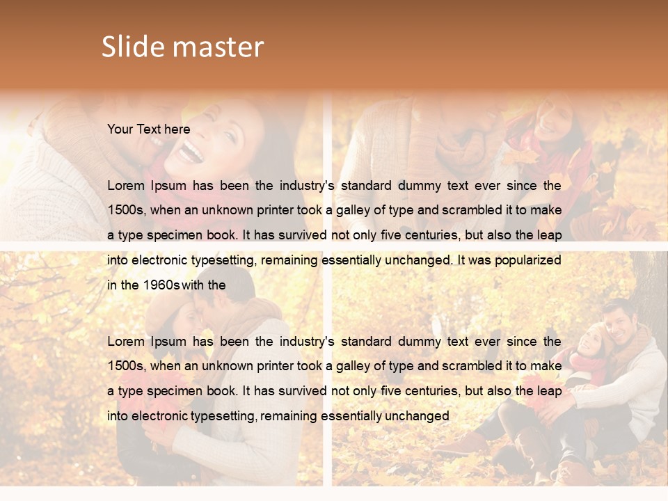 Mouth Love Teenager PowerPoint Template