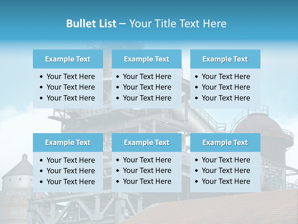 Steel Energy Assembler PowerPoint Template