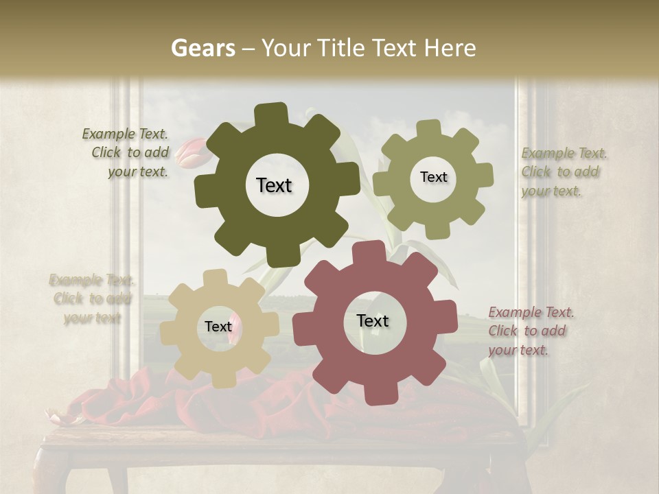 Spring Event Glass PowerPoint Template